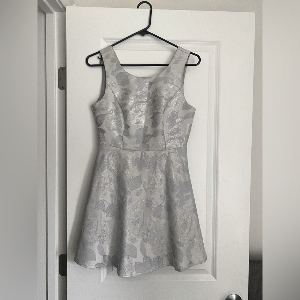 Forever 21 silver/ grey dress